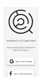 Mobile Screenshot of anysearch.com